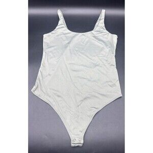 Abercrombie & Fitch Soft A & F Collection GREEN Bodysuit Thong Women's Sz M